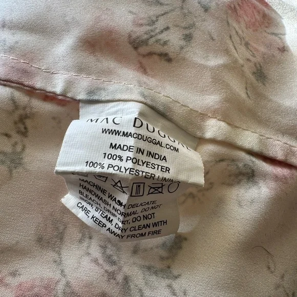 ❌SOLD❌Mac Duggal High Neck Floral Mesh Ruffle Maxi Dress – Pink/Cream – Size 8 - Picture 10 of 17